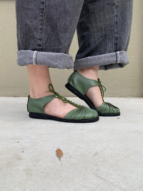 Sandália Celta VERDE OLIVA - SALOMÉ