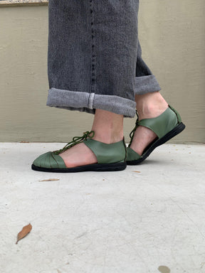 Sandália Celta VERDE OLIVA - SALOMÉ
