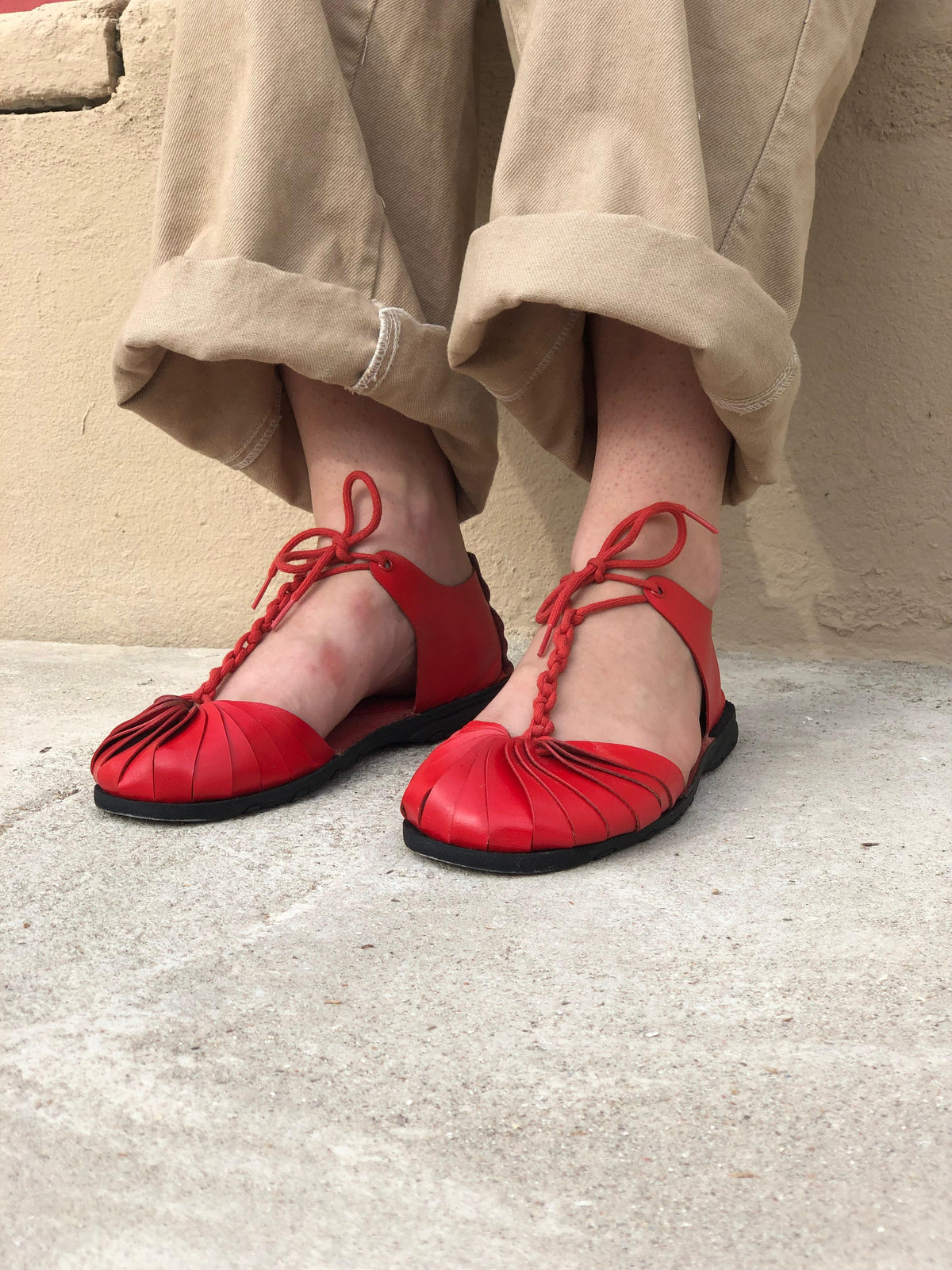 Sandália Celta VERMELHO - SALOMÉ